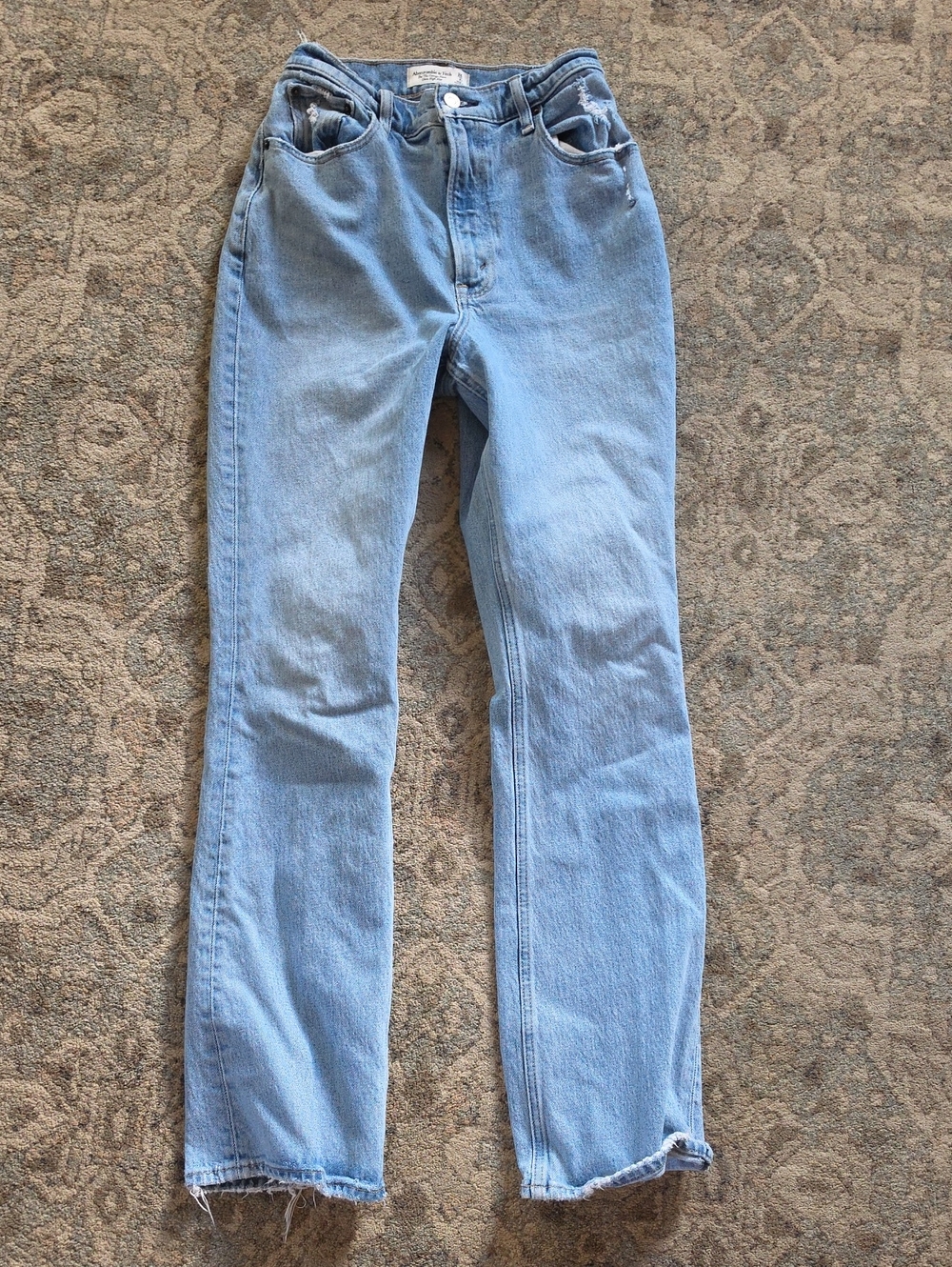 Women's Abercrombie 70s Vintage Flare Ultra High Rise Curve Love